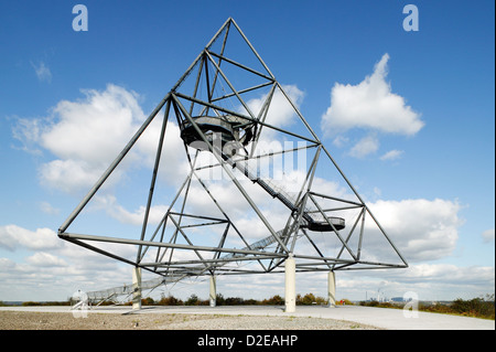 Bottrop, Germania, e tetrahedron - Haldenereignis Emscherblick Foto Stock