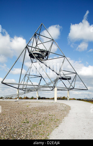 Bottrop, Germania, e tetrahedron - Haldenereignis Emscherblick Foto Stock