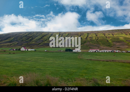 Scenario sulla Sprengisandur Highland Road nel nord dell'Islanda Foto Stock