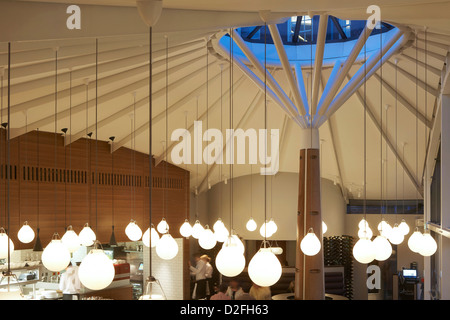 Maddalena Chapter House, Exeter, Regno Unito. Architetto: Feilden Clegg Bradley Studios LLP, 2012. Dettaglio della tenda-come extensio Foto Stock