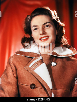 INGRID BERGMAN (1915-1982) Swedish Film attrice circa 1945 Foto Stock