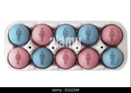 Fivet / concetto di genere / designer baby concept Foto Stock