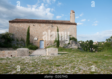 La bellissima cappella di St Barthélémy di Montauroux Provence Francia Foto Stock