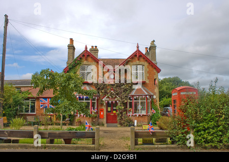 Il Post Office a Somerleyton, Suffolk Foto Stock