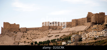 Kerak castello crociato, Giordania Foto Stock