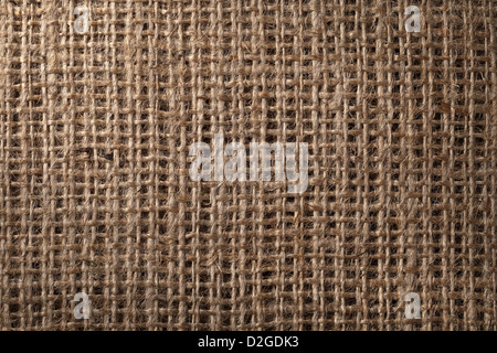 Sacco biancheria da sfondo, in stile vintage. Macro shot Foto Stock