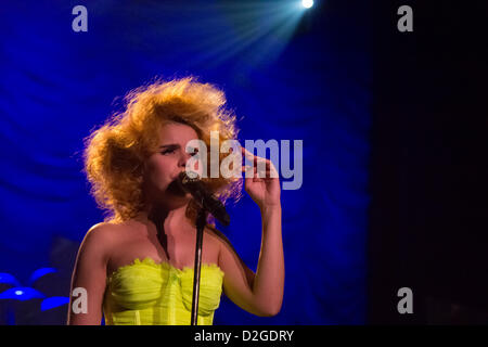 Paloma la fede in concerto al O2 Manchester Apollo inizio il suo 'cadere per grazia " tour il 23 gennaio 2013. Foto Stock