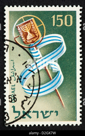 Israeli francobollo Foto Stock