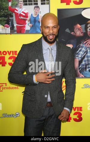 Noi rapper, musicista e attore arriva comune per la premiere del film 'MOVIE 43' a Hollywood's Grauman's Chinese Theatre di Los Angeles, Stati Uniti d'America, 23 gennaio 2013. Foto: Hubert Boesl Foto Stock