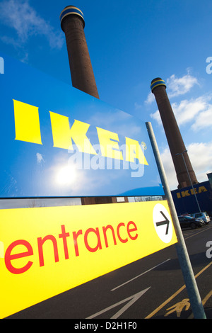 Arredamento IKEA store a Croydon, SURREY REGNO UNITO Foto Stock