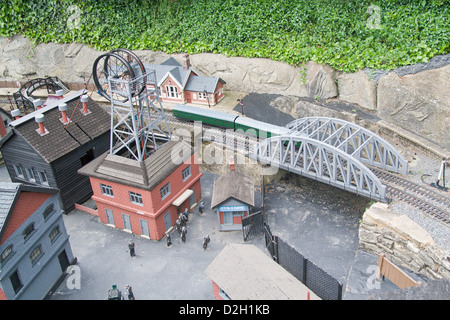 Bekonscot model village a Beaconsfield, Buckinghamshire Foto Stock