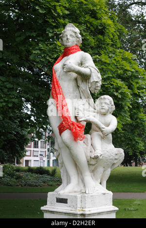 Immagine di Venere, dea romana dell'amore nel parco Musis in Arnhem, Paesi Bassi Foto Stock