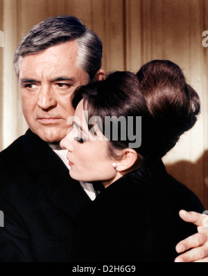 Sciarada 1963 Universal Pictures film con Audrey Hepburn e Cary Grant Foto Stock