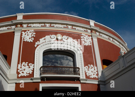 Vista esterna di Angela Peralta Theatre, Old Town mazatlan, Messico. Foto Stock