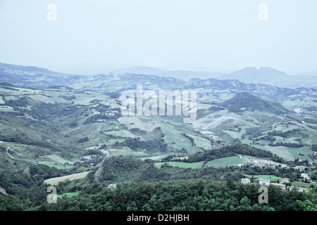 San-Marino - Bird-eye Foto Stock