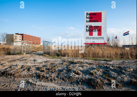 Hout Haven area in Amsterdam con spazio per il nuovo ufficio progetti di costruzione Foto Stock