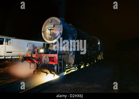 90775 locomotiva a vapore wd austerità Foto Stock