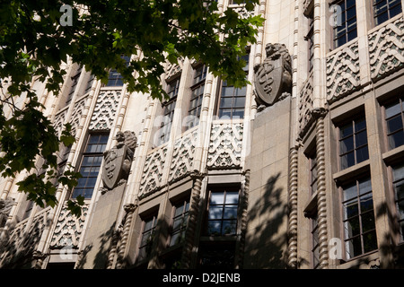 La British Medical Association edificio o BMA House a 135 Macquarie Street Sydney Australia un Inter-War grattacielo in stile gotico Foto Stock