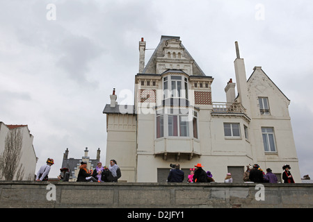 Il carnevale di Dunkerque, a nord della Francia, febbraio 2011 Carnaval de Dunkerque, Nord Pas-de-Calais, Fevrier 2011 Foto Stock