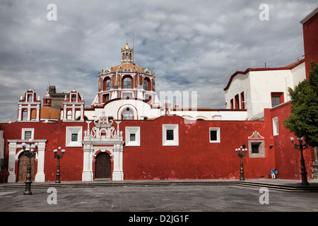 Santo Domingo de Guzman chiesa nella città di Puebla in Messico Foto Stock