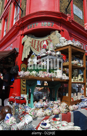 Mercato di Portobello Road London REGNO UNITO Foto Stock