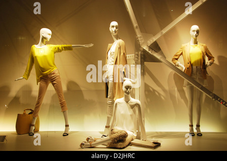 Negozio di Londra la finestra di visualizzazione in Regent Street, Regno Unito Foto Stock