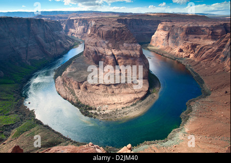 Curva a ferro di cavallo del fiume Colorado in Arizona USA Foto Stock