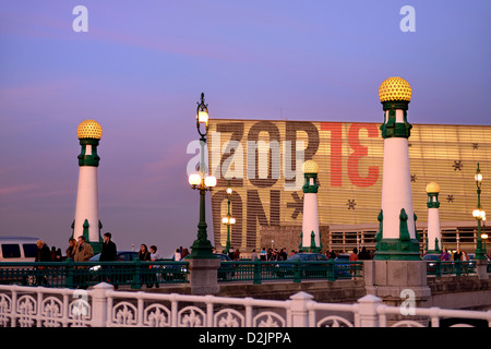 Kursaal Palace a Donostia, San Sebastian, Spagna Foto Stock