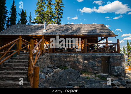 Il lago di Agnes vicino al Lago Louise, AB, Canada Foto Stock