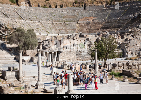 Asia, la Turchia, Anatolia, Efeso, grande teatro Foto Stock