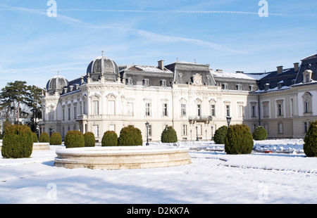 Dettaglio del Castello Festetics a Keszthely, Ungheria Foto Stock