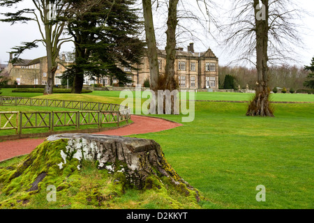 Matfen Hall, ex dimora signorile , ora Hotel, Golf + Spa, Matfen, Northumberland, England, Regno Unito Foto Stock