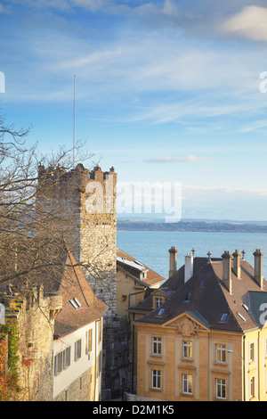 Torre della prigione, Neuchatel, Svizzera Foto Stock