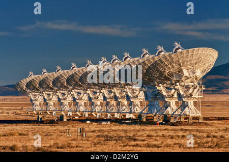 Antenne di molto ampio Array Radio Telescope (VLA), una radio astronomia osservatorio astronomico Datil, Nuovo Messico, STATI UNITI D'AMERICA Foto Stock