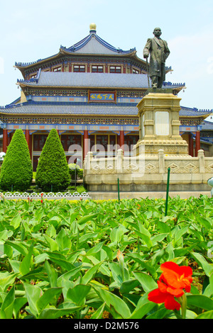 Sun Yat-Sen Memorial Hall di Guangzhou, Cina. Foto Stock