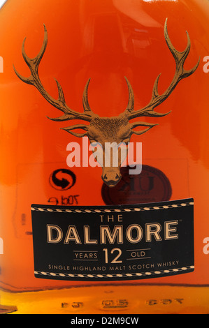 Dalmore 12 anni Single Malt Whiskey. Foto Stock