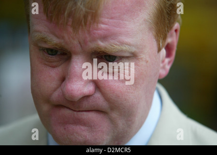 Charles Kennedy è un cittadino britannico di gruppo del Partito europeo dei liberali democratici candidato membro del Parlamento (MP) per il Ross, Skye e Lochaber circoscrizione. Foto Stock