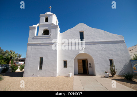 La Madonna del Perpetuo Soccorso chiesa della Missione, Scottsdale, vicino a Phoenix, Arizona, Stati Uniti d'America, America del Nord Foto Stock