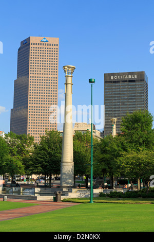 Il Centennial Olympic Park, Atlanta, Georgia, Stati Uniti d'America, America del Nord Foto Stock