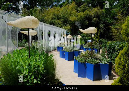 Festival International des jardins display, Chateau de Chaumont, Chaumont sur Loire, Indre-et-Loire, Valle della Loira, Francia Foto Stock