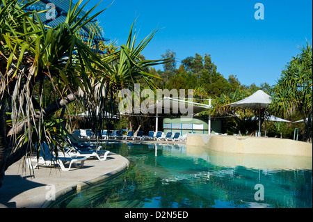 Kingfisher Resort, l'Isola di Fraser, Sito Patrimonio Mondiale dell'UNESCO, Queensland, Australia Pacific Foto Stock