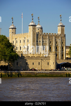 La Torre di Londra, il Sito Patrimonio Mondiale dell'UNESCO, London, England, Regno Unito, Europa Foto Stock