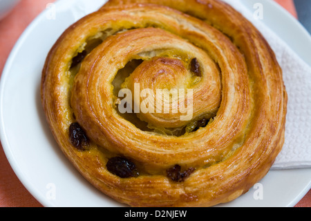 Pain au uvetta, pasticceria, Fort Dauphin (taolagnaro), madagascar Foto Stock