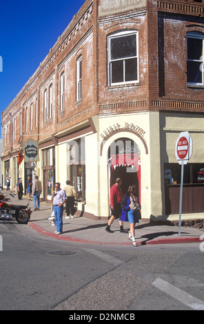 Scena di strada, Girolamo, Arizona, Stati Uniti d'America Foto Stock