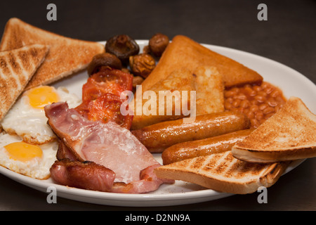 Prima colazione inglese tradizionale Foto Stock