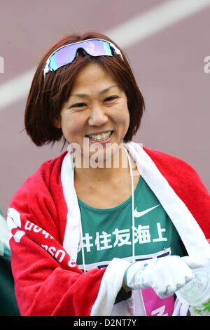 Yoko Shibui, 27 gennaio 2013 - Marathon : 2013 Internazionale di Osaka Ladies Marathon, avviare e obiettivo di Nagai Stadium di Osaka in Giappone. (Foto di Akihiro Sugimoto/AFLO SPORT) Foto Stock