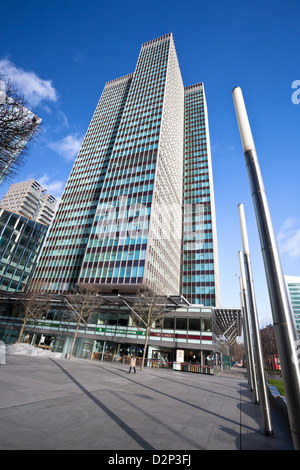 Euston grattacielo Torre, Euston Road, Londra, Inghilterra, Regno Unito Foto Stock