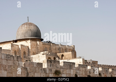 Moschea al-Aqsa Foto Stock