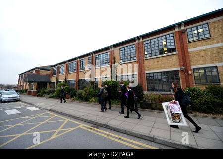 Vista generale di pâté Grammar School di Cheltenham, Gloucestershire REGNO UNITO Foto Stock