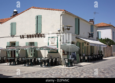 Hotel-Restaurant Le Brouage, in città fortificata, Charente-Maritime Francia Foto Stock